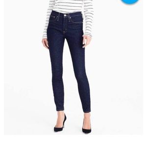 New J. Crew Toothpick Jean in Resin Rinse Size 25